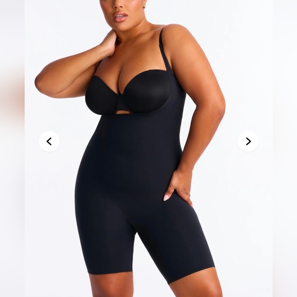 Fashion Nova Black Shapewear Bodysuit